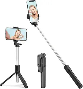 Palo selfie Tianle, trípode 4 en 1, extensible y portátil
