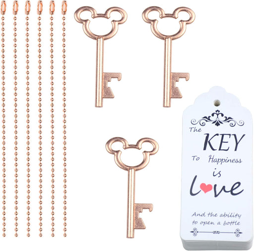 52 piezas de abridor de botellas de esqueleto vintage con tarjeta de agradecimiento - Quierox - Tienda Online