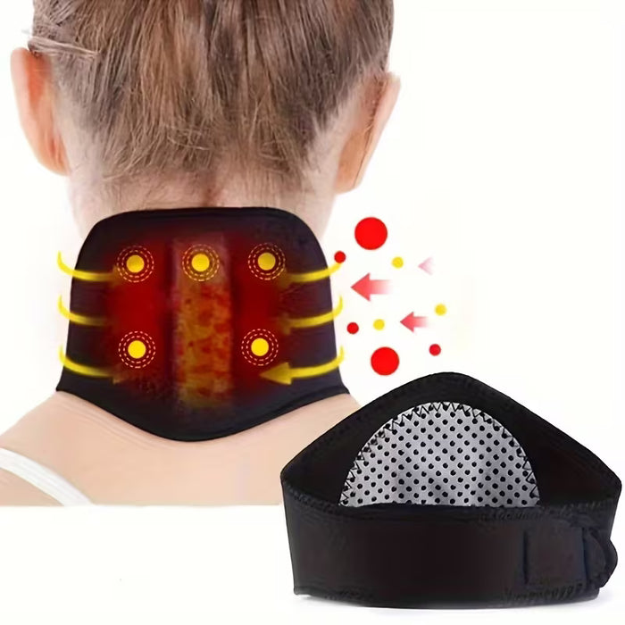 Anillo de cuello ajustable de poliamida, collar magnético para el cuello, alineación cervical