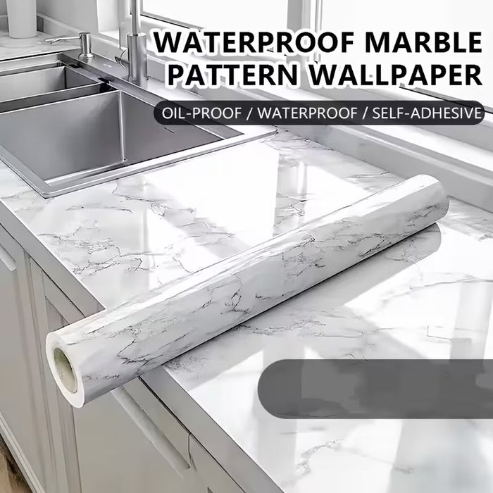 Un rollo de papel tapiz autoadhesivo de cocina de 118 pulgadas