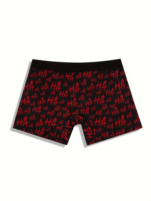 Shein Calzoncillos Bóxer Ajustados Elásticos Y Cómodos Con estampado completo
