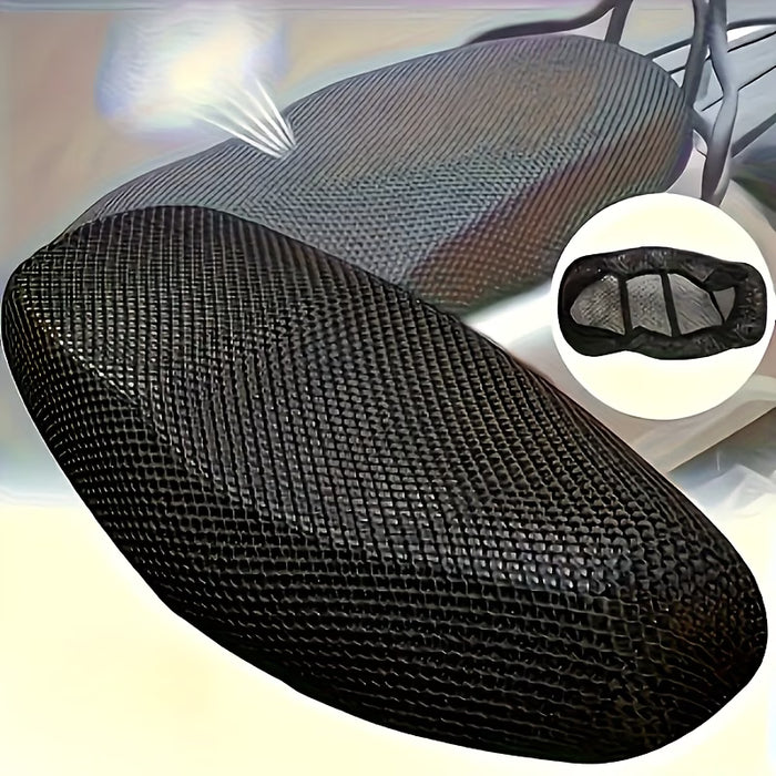 Funda de cojín de asiento modificado para motocicleta, almohadilla protectora de malla