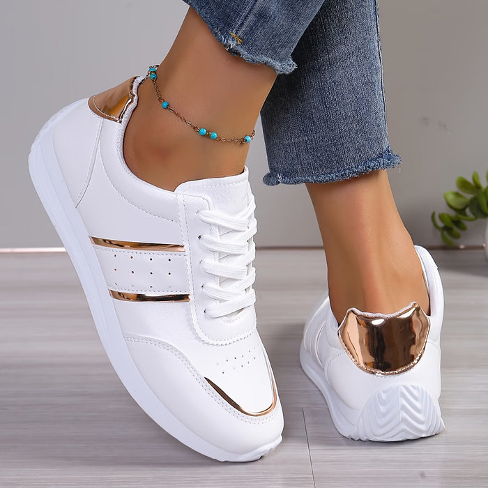 Zapatillas deportivas casuales de cordones para las cuatro estaciones