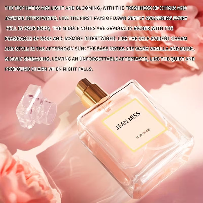 Jean Miss Perfume para mujer, aroma floral, aroma sensual y único, fascinante, 30ml