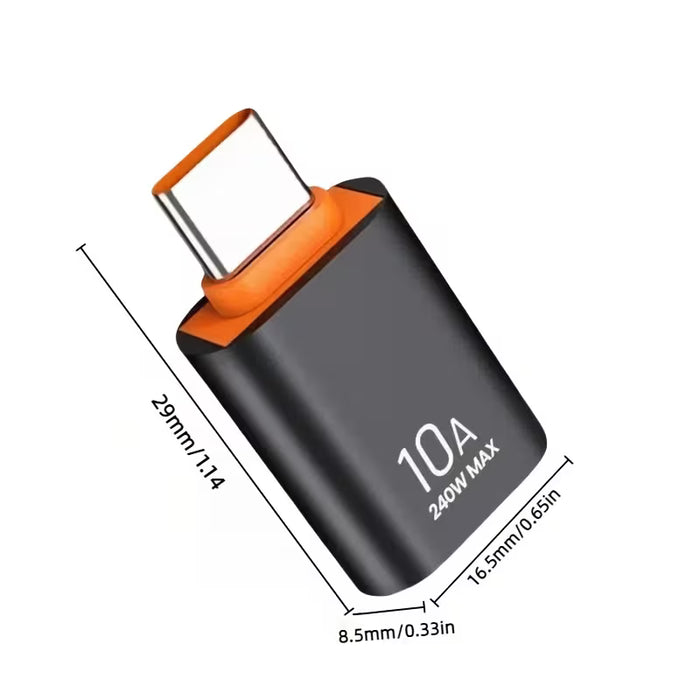 Adaptador USB TYPE-C pequeño y práctico plug and play