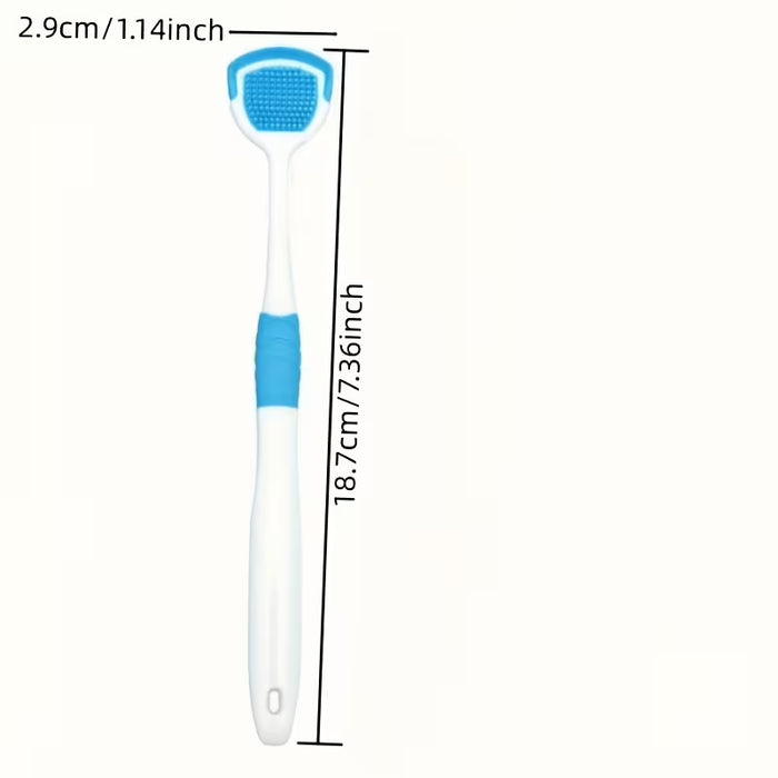1pcs Raspador de Lengua Fácil de Sostener, Aliento y Encías Saludables - Elimina el Mal Aliento
