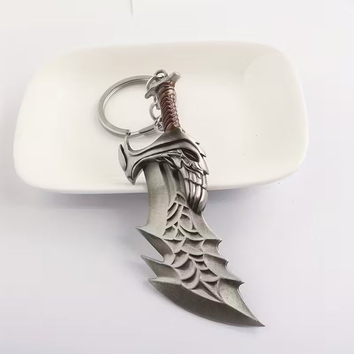 1 llavero de aleación cepillada con cuchillo grande para niños