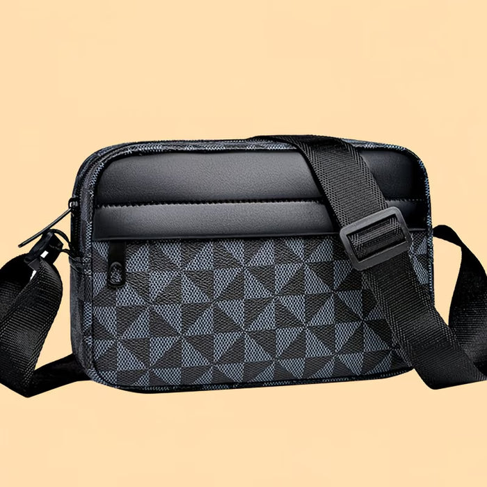 Bolso de hombro único para hombre de correa ajustable y diseño de múltiples bolsillos