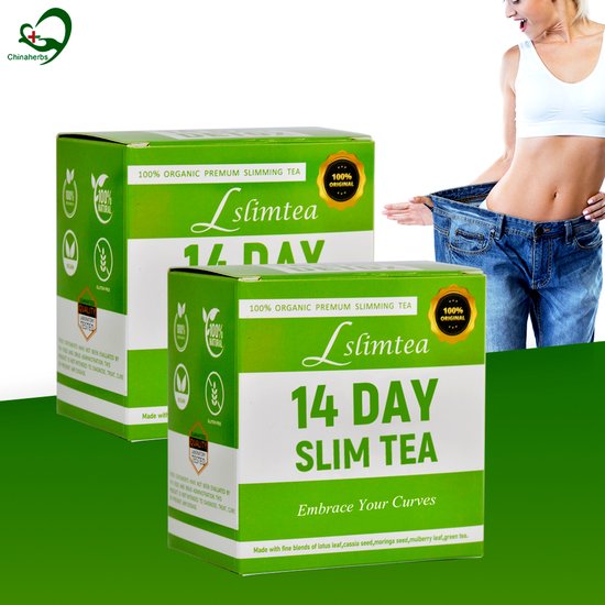 Té SlimTea: té supresor del apetito para una pérdida de peso natural - 14 días (1 caja)