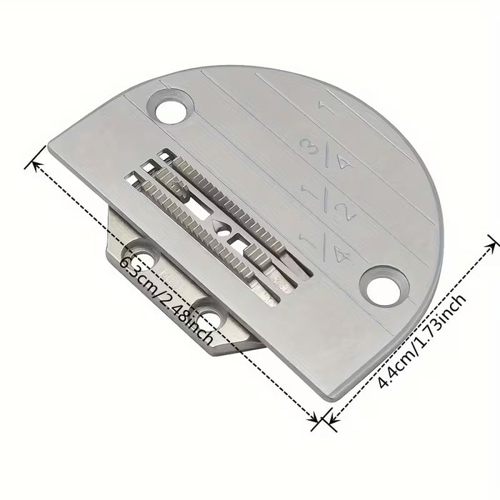 6 piezas Engranaje de envío y placa de aguja E22 con 4 tornillos para Máquinas de coser Brother JUKI