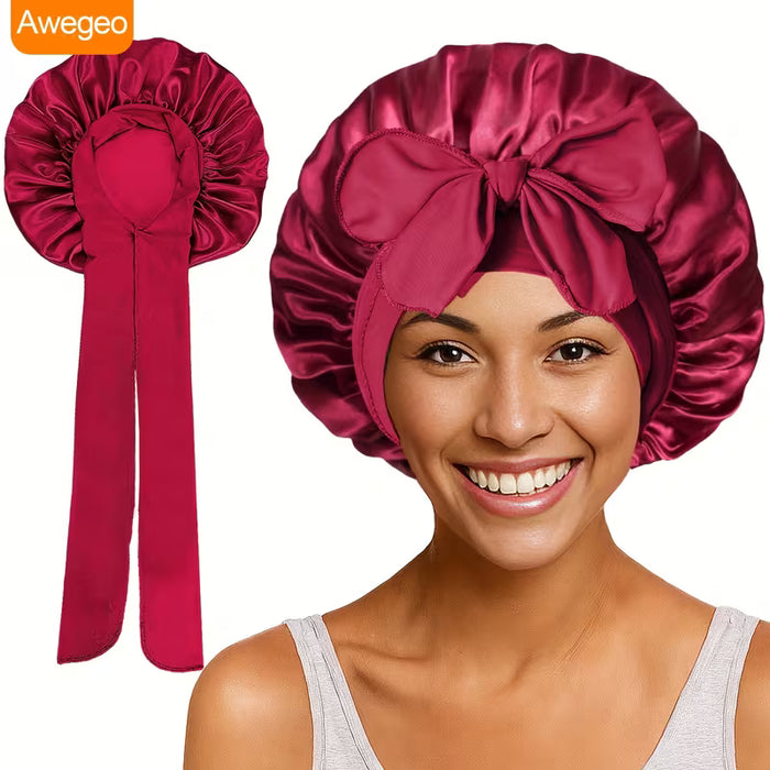 Gorros Multiusos para Dormir y Ducha para Mujeres - Protectores de Cabello Ultra Suaves