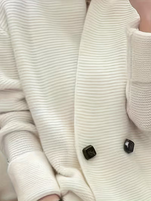 Cardigán de Nuevo Estilo, Botón Único Moderno, Inspiración Occidental, Versátil y a la Moda