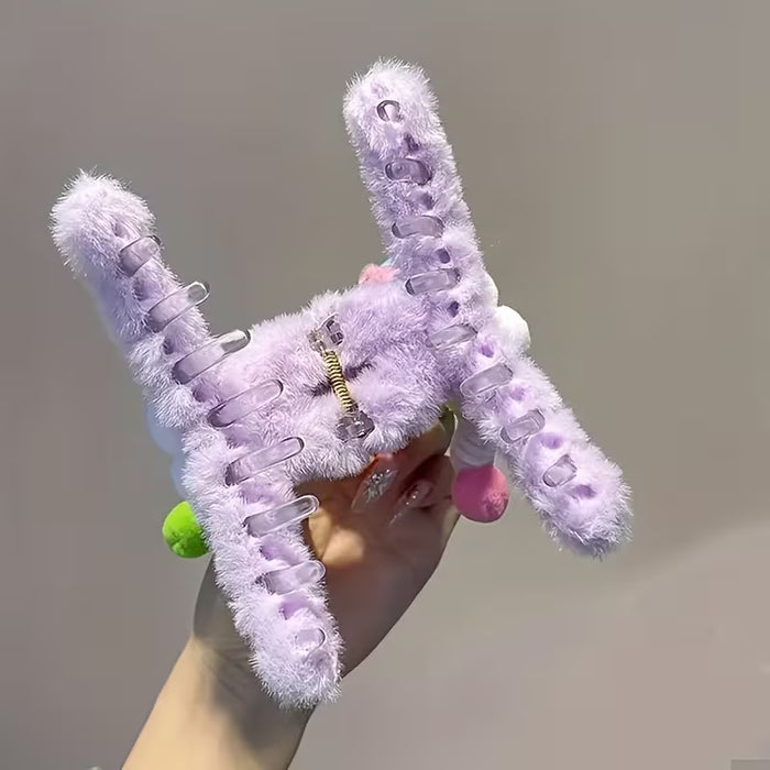 1pc Exquisito y Adorable Pasadore de Peluche Divertidos, Pasadores de Peluche Suave