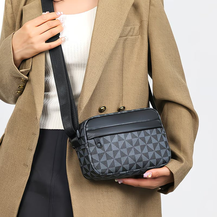 Bolso de hombro único para hombre de correa ajustable y diseño de múltiples bolsillos
