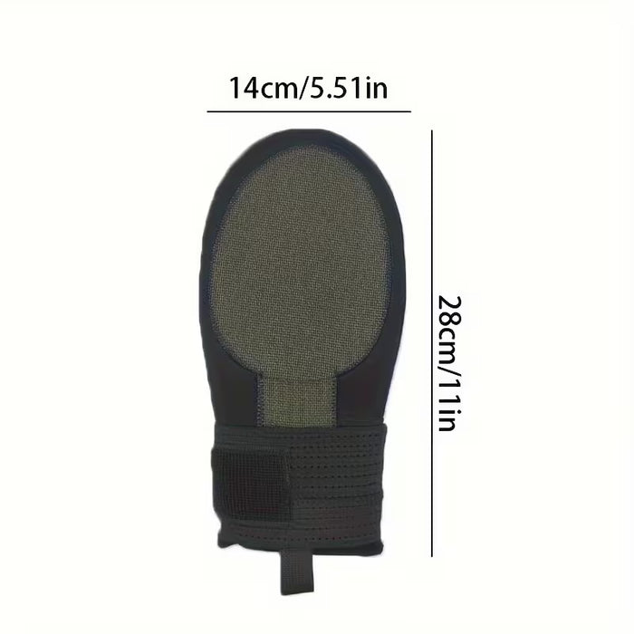 1pc Guante Deslizante de Béisbol, Transpirable, Poliéster Duradero con Correa de Muñeca Ajustable