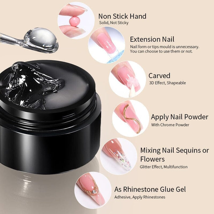 Born Pretty Gel alargador de manos antiadherente NSG01 15 ml