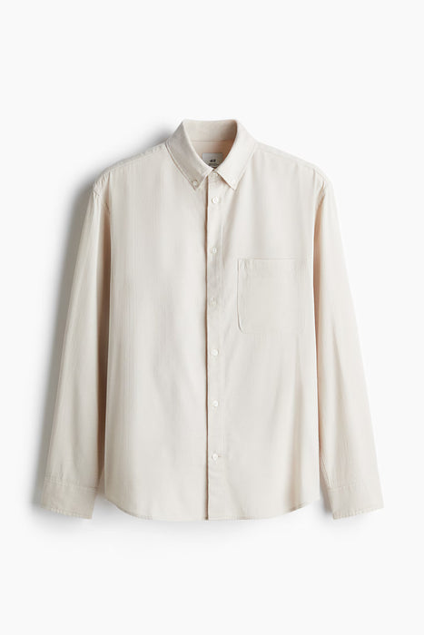 H&M Camisa texturizada de corte regular para hombre