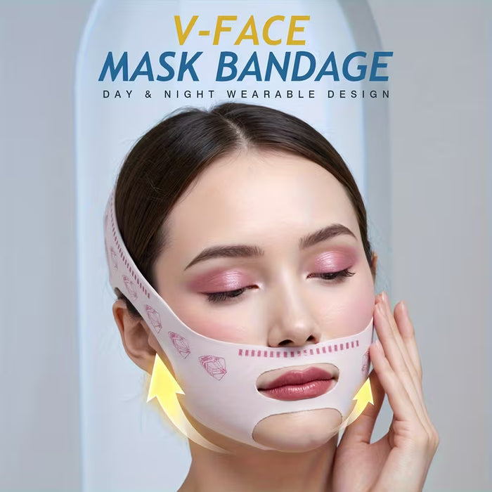 Venda Facial Pequeña para Rostro en V, Sensación Fresca