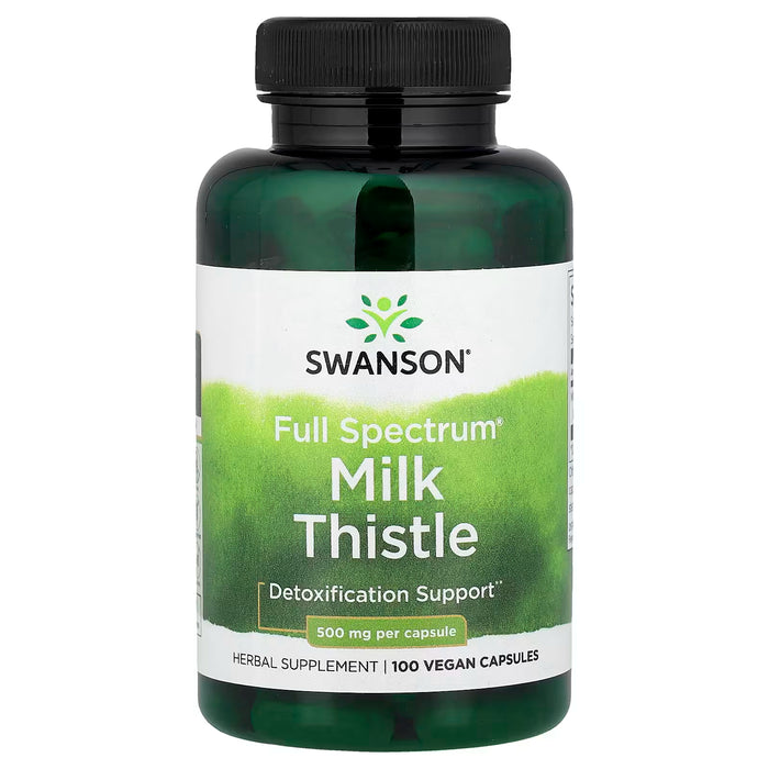 Swanson, Cardo Mariano de Espectro Completo®, 500 mg, 100 Cápsulas Veganas