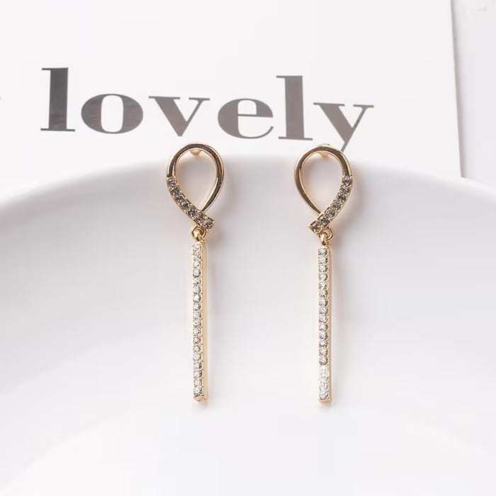 Pendientes Largos Retro de Alta Gama, Tendencia, para Mujer