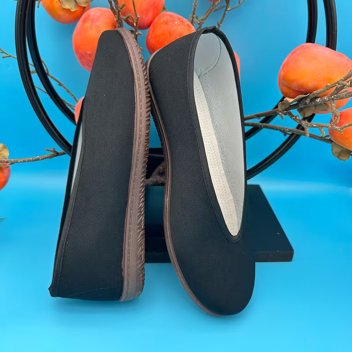 Zapatos casuales para niños y boca redonda estilo Old Beijing, zapatos de Kung Fu