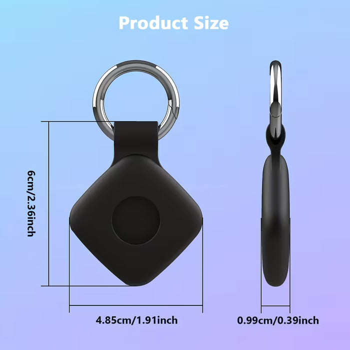 Estuche protector de silicona anti-perdida para rastreador de azulejos con llavero