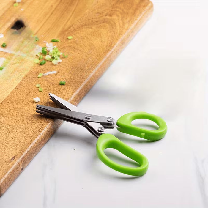 Tijeras de cocina multifuncionales de acero inoxidable de tres capas