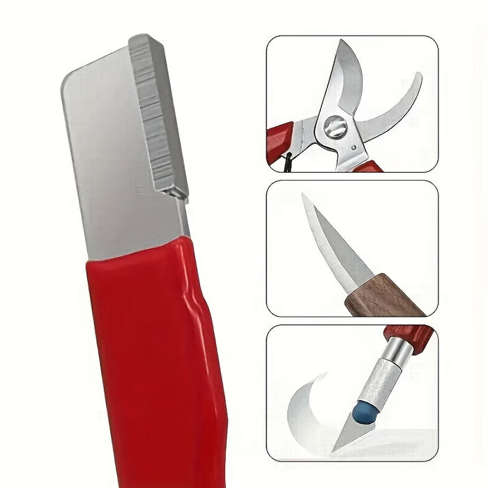 Afilar Cuchillos Profesional Piedra de Afilado para Cocina con Diamante de Tungsteno y Cerámica