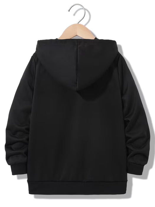 Chaqueta con Capucha Unisex Estampado de Estrellas