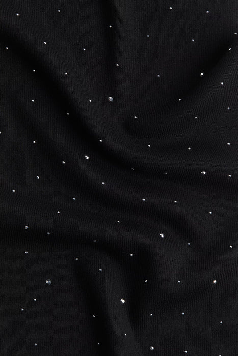 H&M Top sin mangas adornado con diamantes de imitación