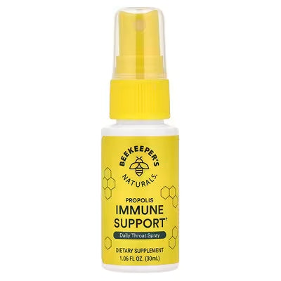 Beekeeper's Naturals, Propóleo para el Sistema Inmunológico, Spray Diario para la Garganta, 30 ml