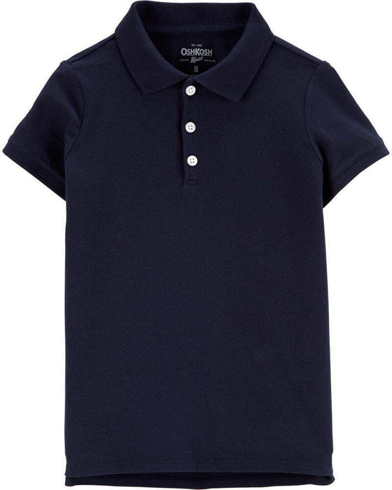 Polo de uniforme de manga corta para niñas OshKosh B'Gosh