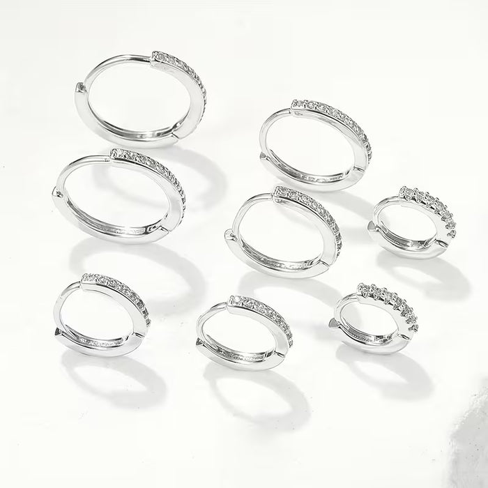 Set de 8 piezas de moda y fácil de usar, con circonita de cobre exquisita