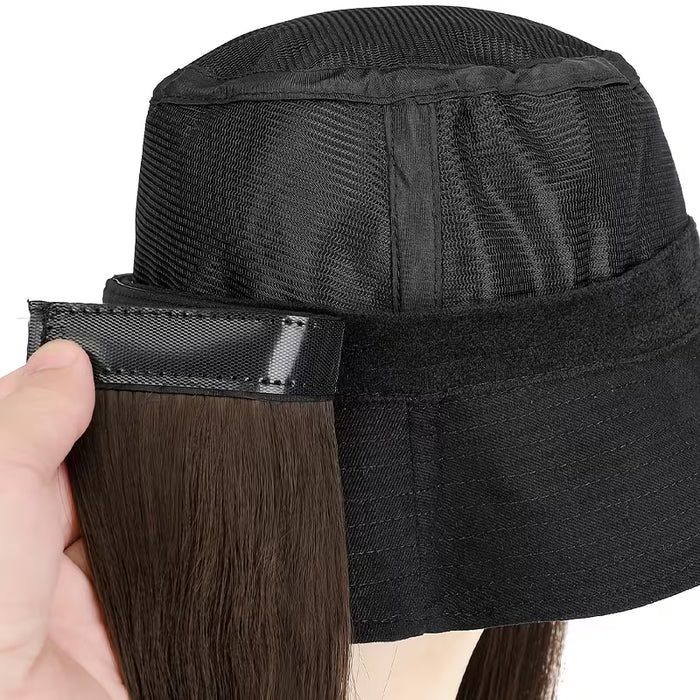Sombrero de peluca para damas 12inch