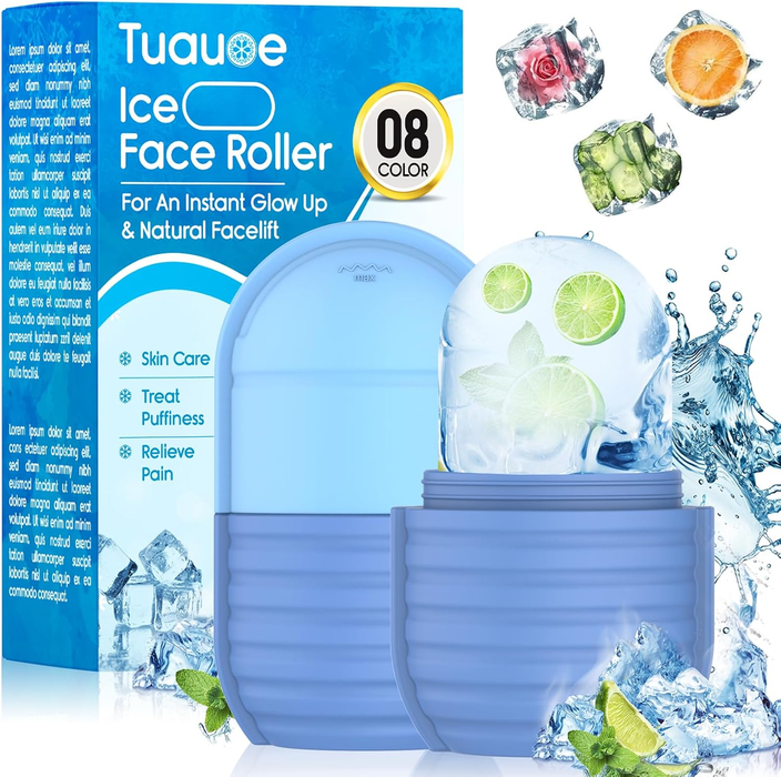 1 rodillo de hielo para rostro y ojos, rodillo facial de hielo