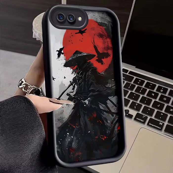 Funda para teléfono con diseño de samurái anime para iphone 7/8 plus