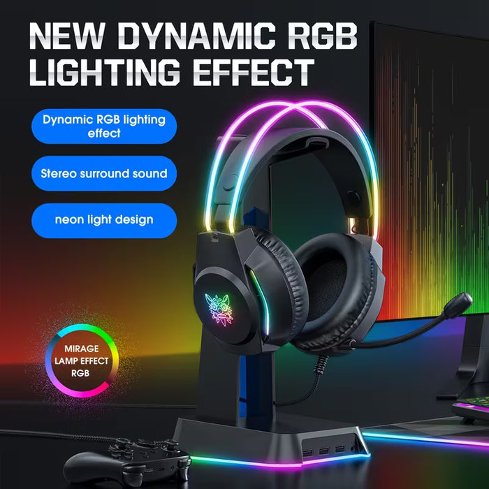 Auriculares de Juego con Cable ONIKUMA con Micrófono con Cancelación de Ruido