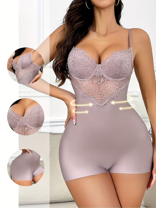 1pc Mono Moldeador de Cuerpo Completo para Mujer con Control Abdominal, Levantamiento de Glúteos