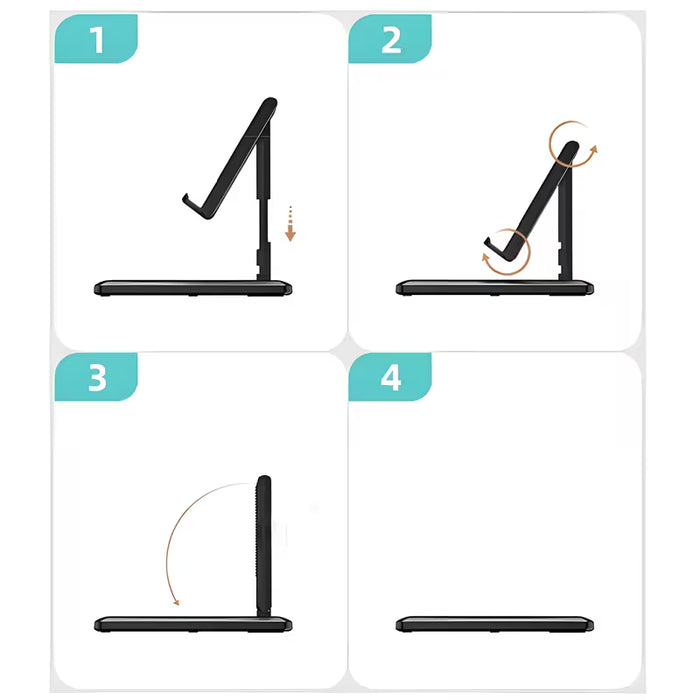 Soporte Plegable para Celular, Accesorio Portátil de Viaje y Oficina