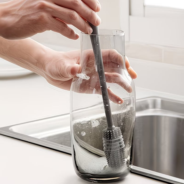 1pcs Cepillo de Limpieza para Botellas con Mango Largo