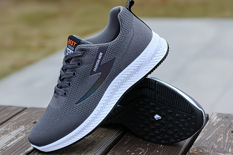 Zapatillas deportivas ligeras antideslizantes de malla transpirable para hombre