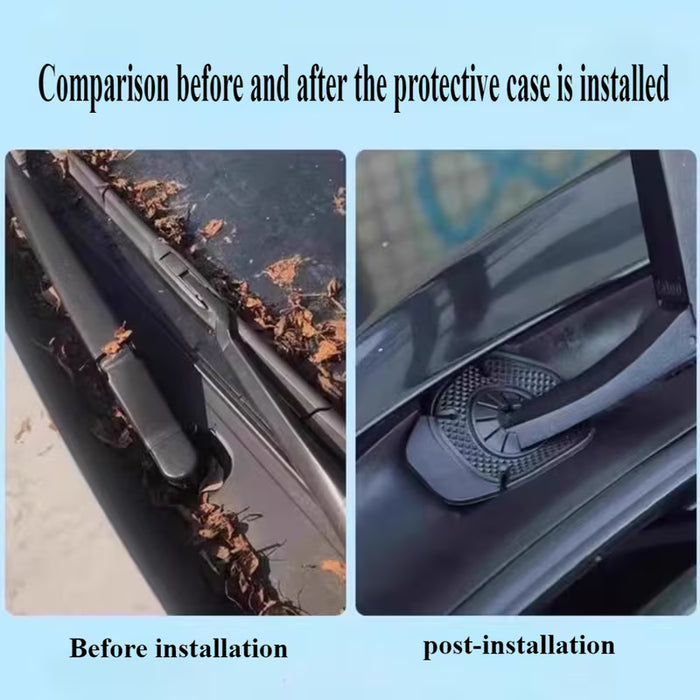 Tapa para orificios de limpiaparabrisas de coche diseñadas para proteger contra el polvo