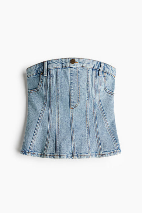 H&M corpiño vaquero