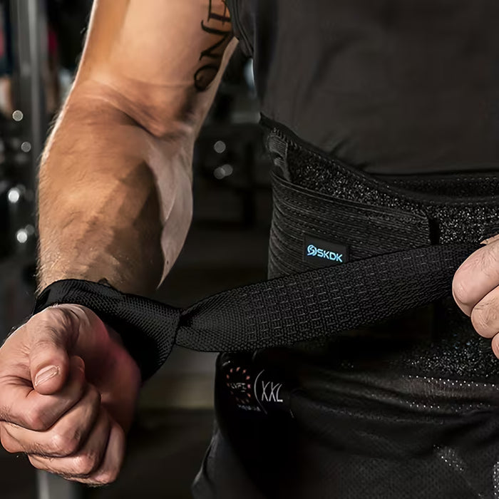 1 Par de Pulseras Ajustables de Levantamiento de Pesas para Culturismo y Entrenamiento de Fuerza