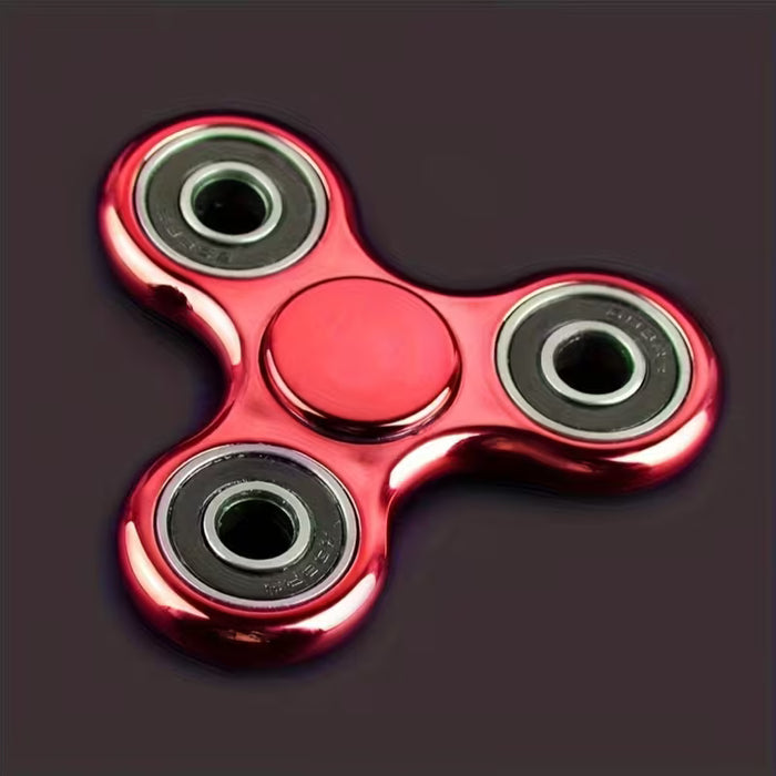 Spinners de dedo electrochapados y coloridos son juguetes relajantes