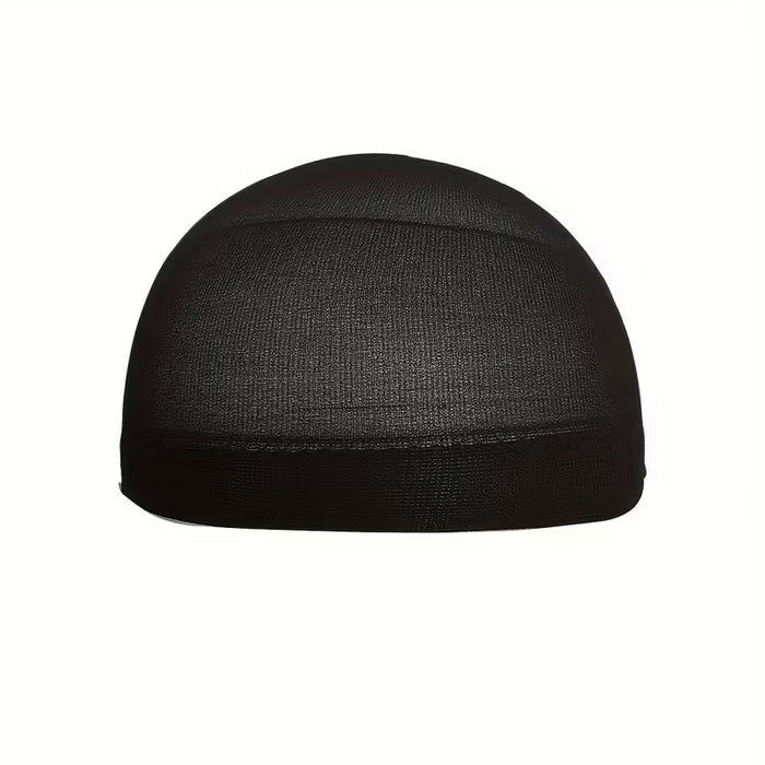 4pcs Gorros de Peluca Negros para Mujeres u Hombres