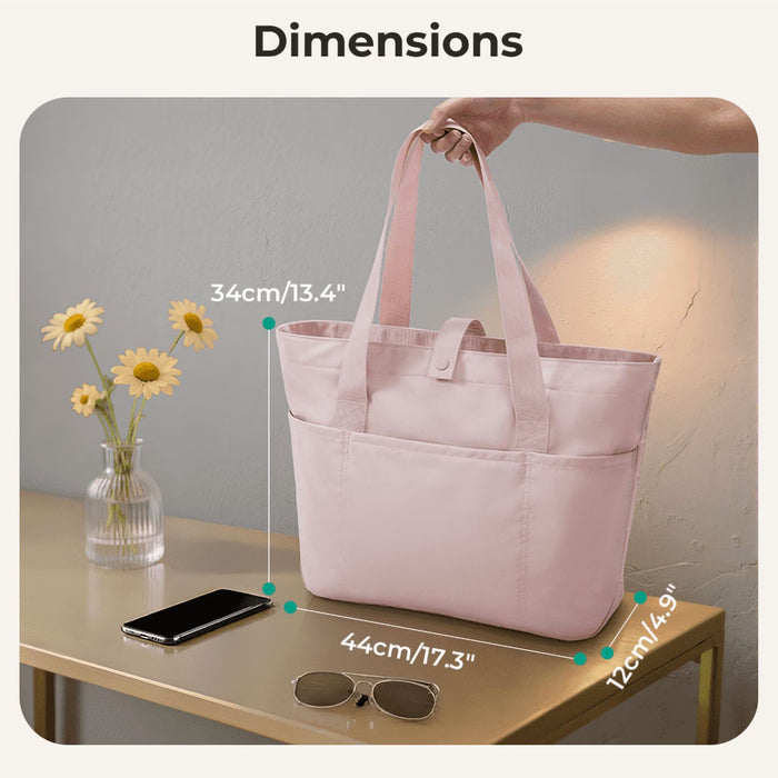 Bolso portátil tote plegable BAGSMART para mujer, con asa superior, ideal para viajes