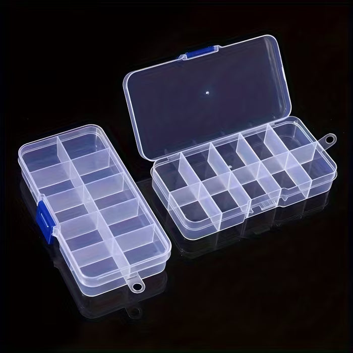 Estilo Bohemio 1pc Caja de Almacenamiento de Cuentas de 10 Compartimentos