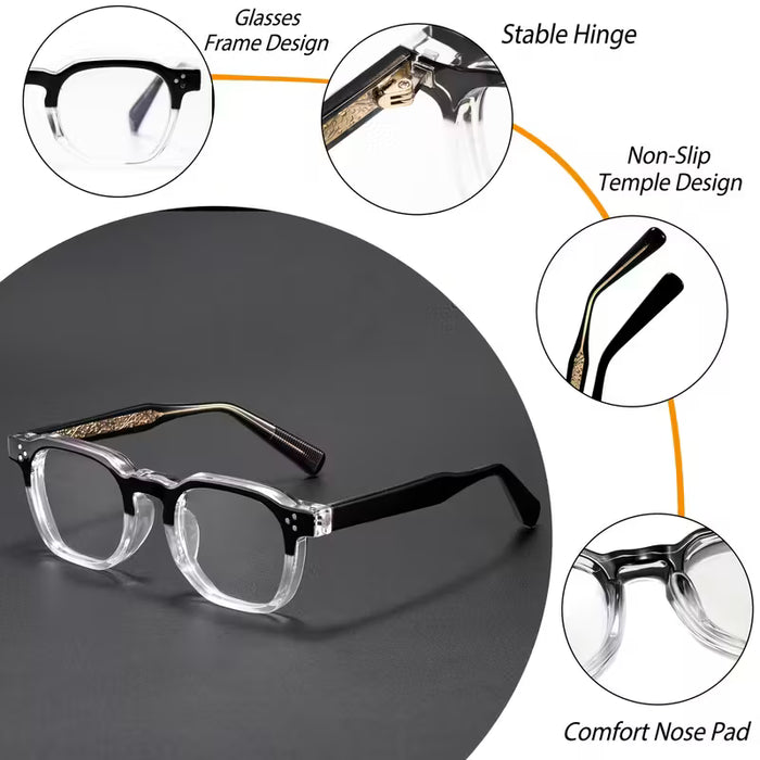 Caterside Nuevas Gafas de Lente Transparente de Moda
