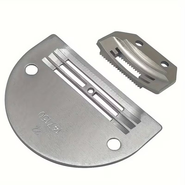 6 piezas Engranaje de envío y placa de aguja E22 con 4 tornillos para Máquinas de coser Brother JUKI